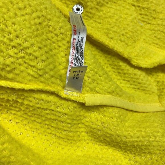 Free People Jacket WMNS S Yellow‎ Movement Ziggy Zip up Fleece in Sundance - Picture 9 of 12